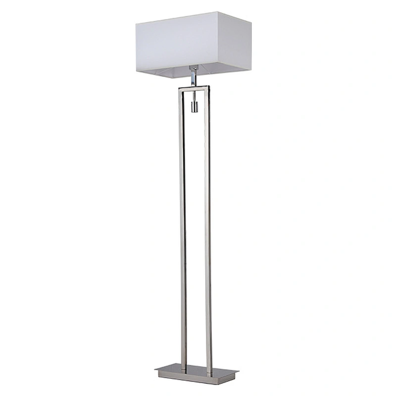 Floor Lamp Stainless Steel Modern High Quality Creative Indoor Hotel White Metal Ce 90 Chrome E27 Lighting and Circuitry Design