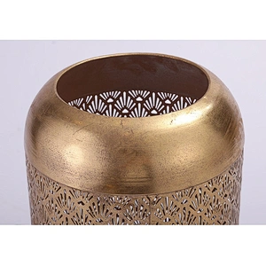 Bronze  iron LED lamp retro Moroccan etched table lamp  home  hotel light decoration