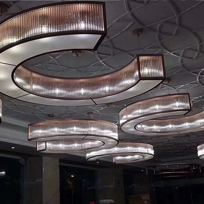 Rebecca lighting Hotel decoration k9 crystal pendant crystal chandelier lighting