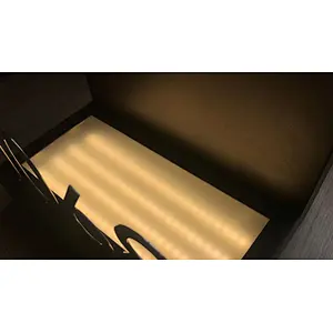 8W custom hotel door number wall light simple silver square stainless steel LED wall light