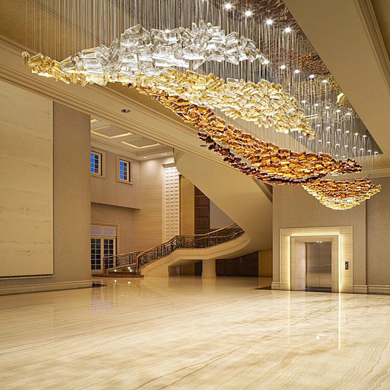Customizable hotel lobby  luxury decorative lighting modern chandelier