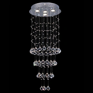 Modern Ceiling Beads Chain Luxury Lighting K9 Crystal Chandelier Contemporary Lighting and Circuitry Design,agi32 Layout 3 Years