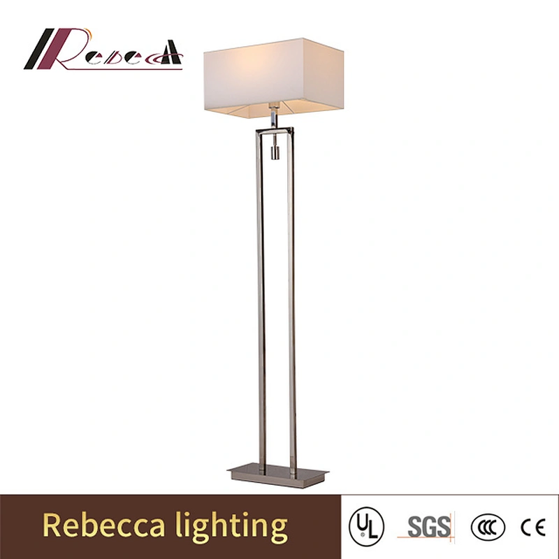 Floor Lamp Stainless Steel Modern High Quality Creative Indoor Hotel White Metal Ce 90 Chrome E27 Lighting and Circuitry Design