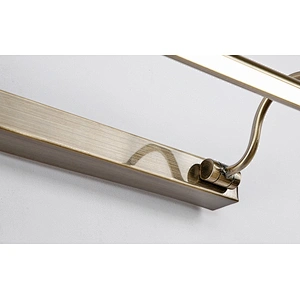 Classic Gold and Nickel Waterproof Hotel Decor Mirror Wall Light Hotel Bathroom Custom 9W/12W/14W IP44 Wall Lights