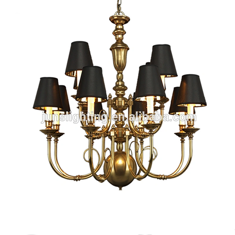 Modern Luxurious Adjustable Brass Chandelier For Cashier Counter Chandeliers Pendant Lights