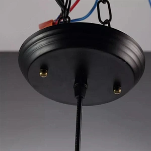 Retro Nordic style glass cover simple pendant light chandelier ceiling lamp