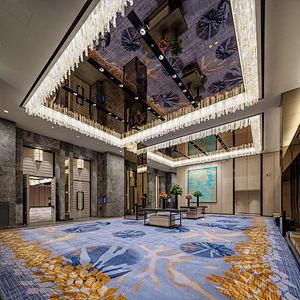 Customizable Large Hotel Stairs Hall Decorative Glass Tube Chandelier