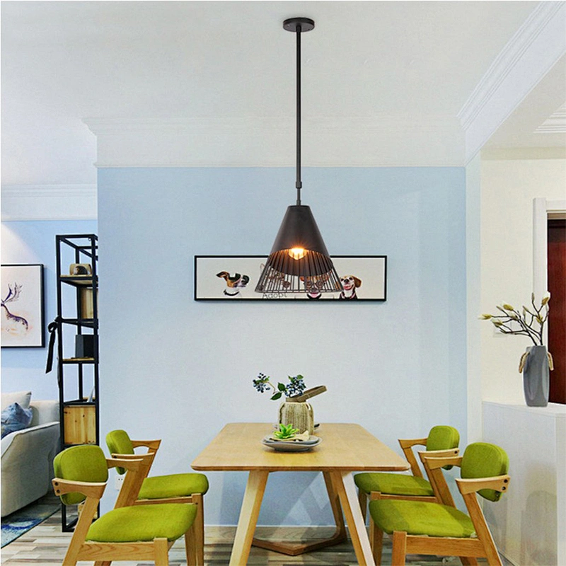 Modern decorative lighting black light restaurant iron pendant lamp for bar