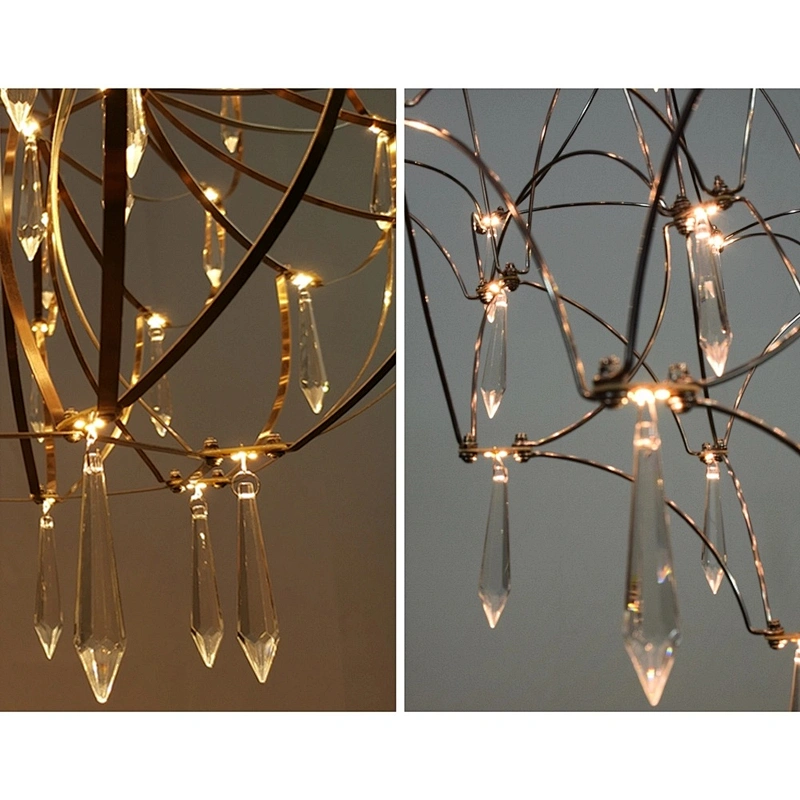 Modern Dining Room Crystal Chandelier 2021 New Living Room Lamp Villa Hotel Firefly Lamp Hotel Light Fixtures