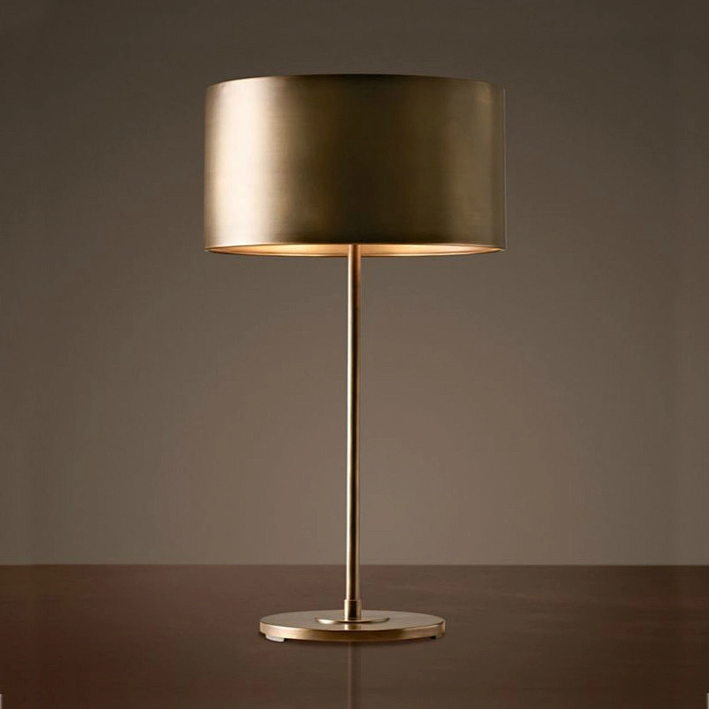 Faux leather shade modern decorative table lamp/light