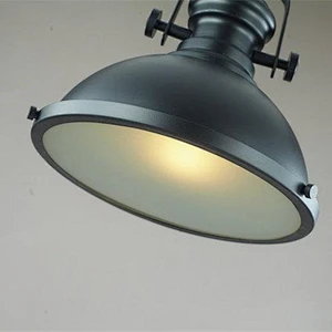 Modern simple living room creative industrial retro iron pendant lamp chandelier