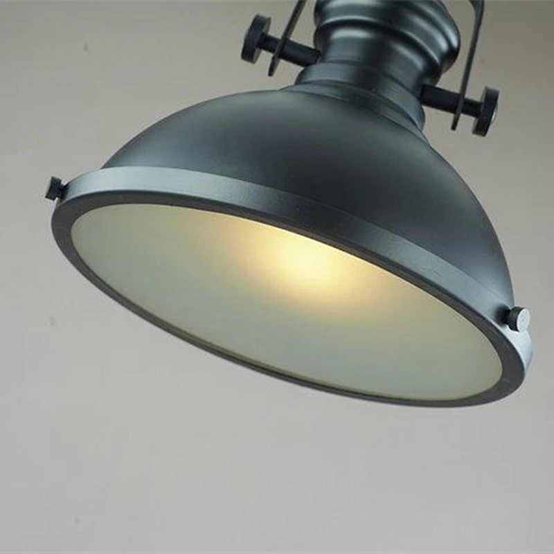 Modern simple living room creative industrial retro iron pendant lamp chandelier