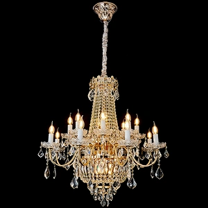 Modern K9 High Quality Glass Crystal  Luxury Decorative Ceiling Lamp  Led Chandelier