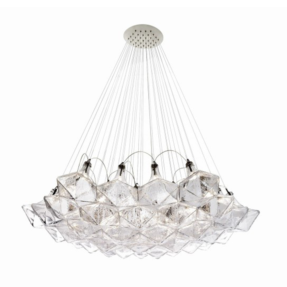 Modern Design Nordic Style Interior Lighting Big Glass Chandelier Pendant Lighting