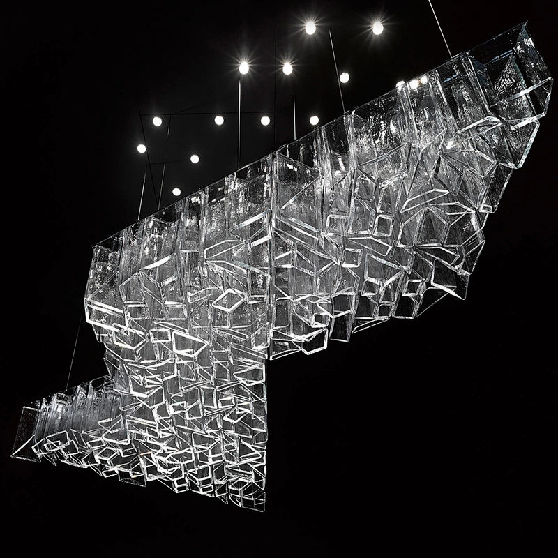 Modern Design Nordic Style Interior Lighting Big Glass Chandelier Pendant Lighting
