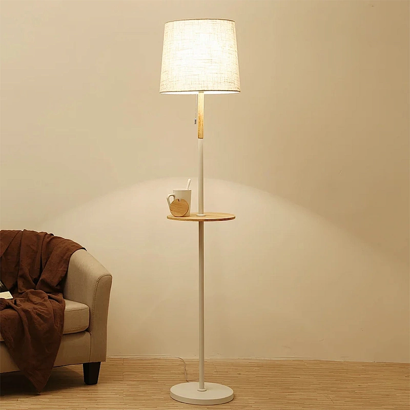 modern hotel living room standing light   woood metal floor lamp