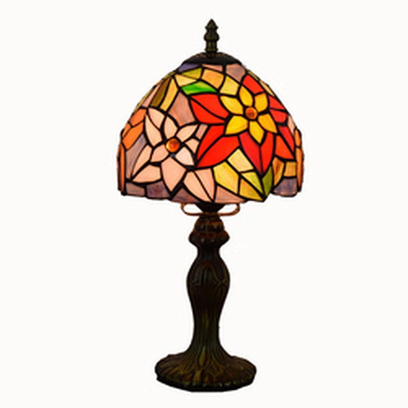 Rebecca High Quality Antique Stained Glass Tiffany Table Lamp Modern Desk Lamps