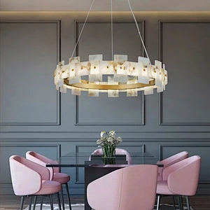 Modern Light Luxury Crystal Chandelier High-End Living Room Lamp Simple Exquisite Bedroom Pendant Light