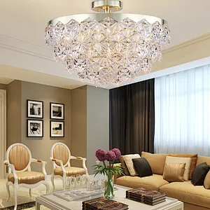 Post Modern Glass And Crystal Chandeliers Pendant Hanging Lamp For Hotel Project