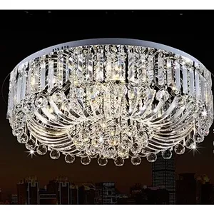 Modern LED crystal chandelier project pendant lamp