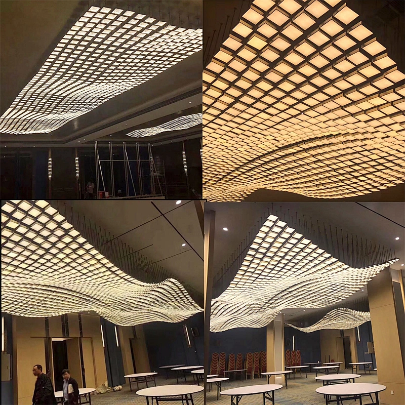 Design Lighting Led Chandelier Free Combination Large Hotel Chandelier Pendant Lights