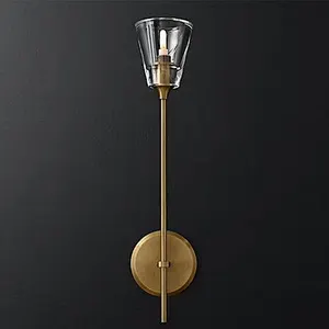 Nordic Modern Living Room Bedroom Aisle Bedside Lamp Hotel Crystal Glass Wall Lamp