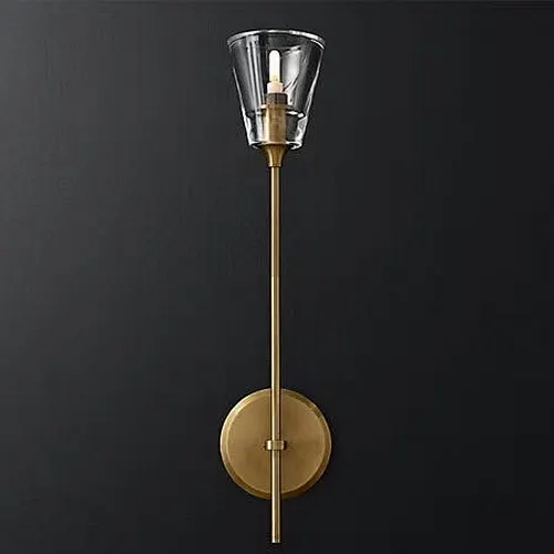 Nordic Modern Living Room Bedroom Aisle Bedside Lamp Hotel Crystal Glass Wall Lamp
