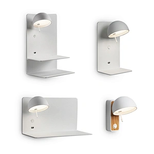 Modern nordic designer sconce lighting Indoor hotel bedside reading lights guestroom lamp led wall light