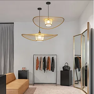 Southeast Asia Bamboo art light creative restaurant teahouse LED hotel chandelier