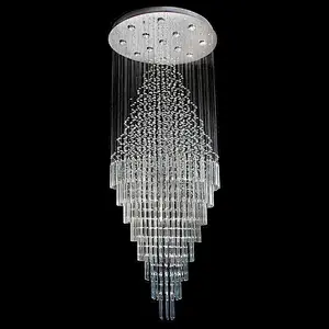Modern Ceiling Beads Chain Luxury Lighting K9 Crystal Chandelier Contemporary Lighting and Circuitry Design,agi32 Layout 3 Years