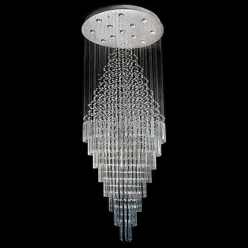 Modern Ceiling Beads Chain Luxury Lighting K9 Crystal Chandelier Contemporary Lighting and Circuitry Design,agi32 Layout 3 Years