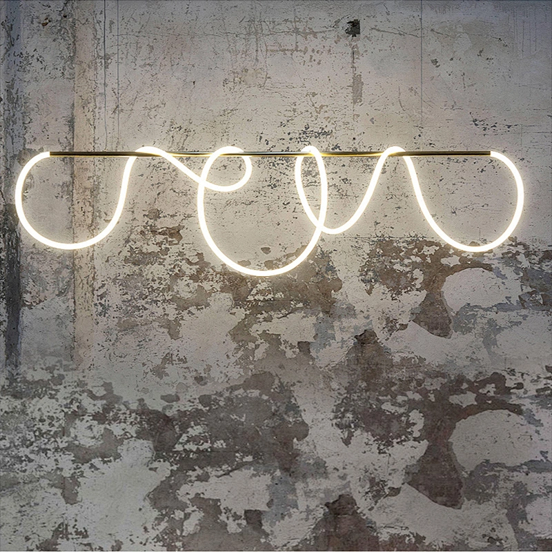Modern Nordic silicone lamp villa living room interior chandelier DIY modelling golden iron villa chandeliers&pendant lights