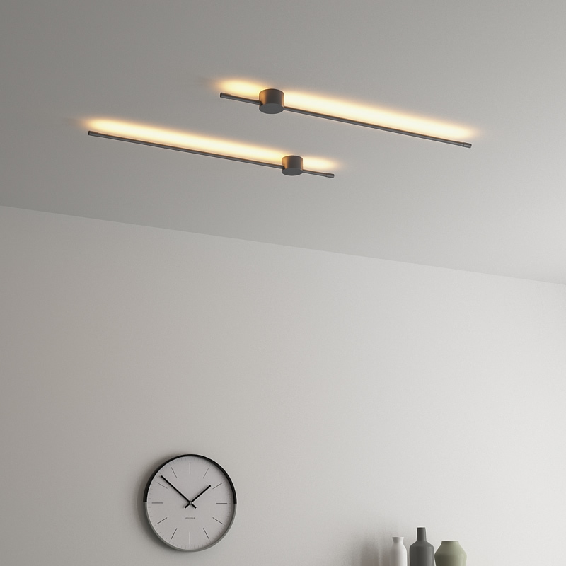 Modern design minimalist unique light living room office led wall lamp