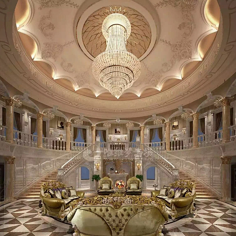 Custom Lighting Large Project Hotel Decoration Crystal Chandelier