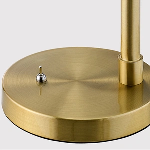 Gold Luxury Hotel Decorate Bed Side Study Metal Table Lamp Modern LED Desk Lamps
