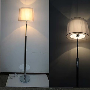 Top Quality Polished chrome hotel standing floor lamp with CE modern