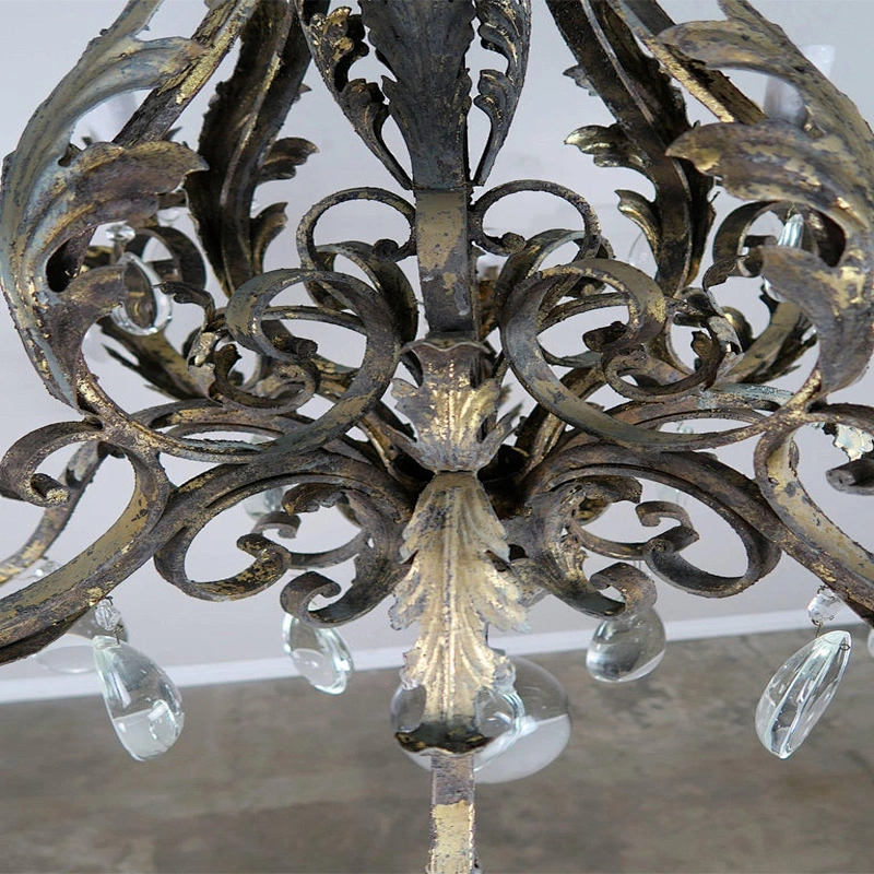 Custom hotel lighting Moroccan style crystal chandeliers Mediterranean hollow iron chandeliers&pendant lights