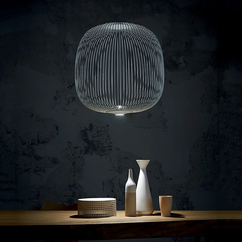 Modern Simple Decor Home Lighting Bird Cage Chandelier Pendant Lamps
