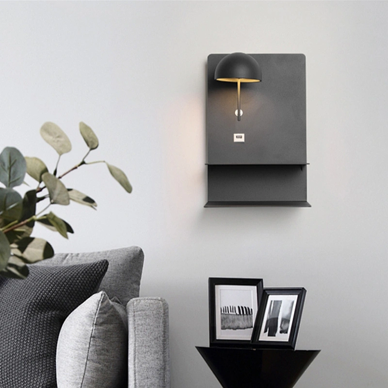 Modern nordic designer sconce lighting Indoor hotel bedside reading lights guestroom lamp led wall light