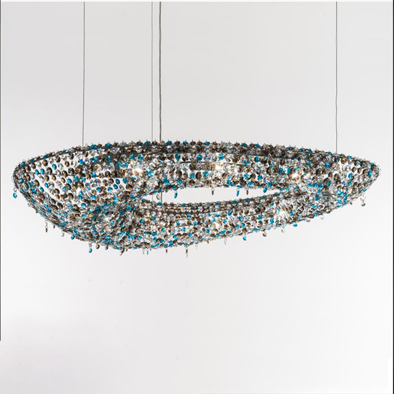 Custom made modern hotel living room luxury new crystal lighting chandelier