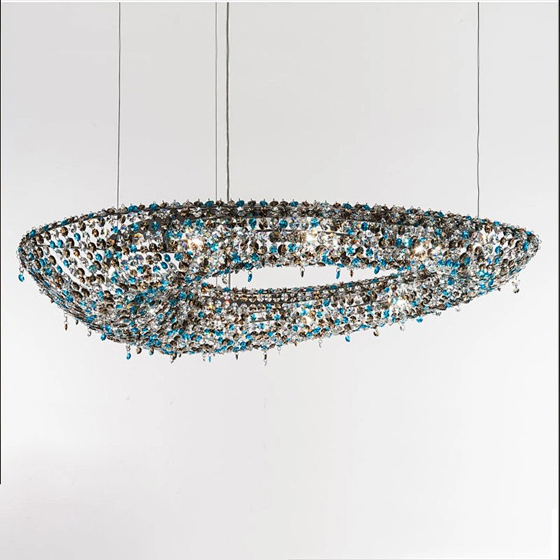 Custom made modern hotel living room luxury new crystal lighting chandelier
