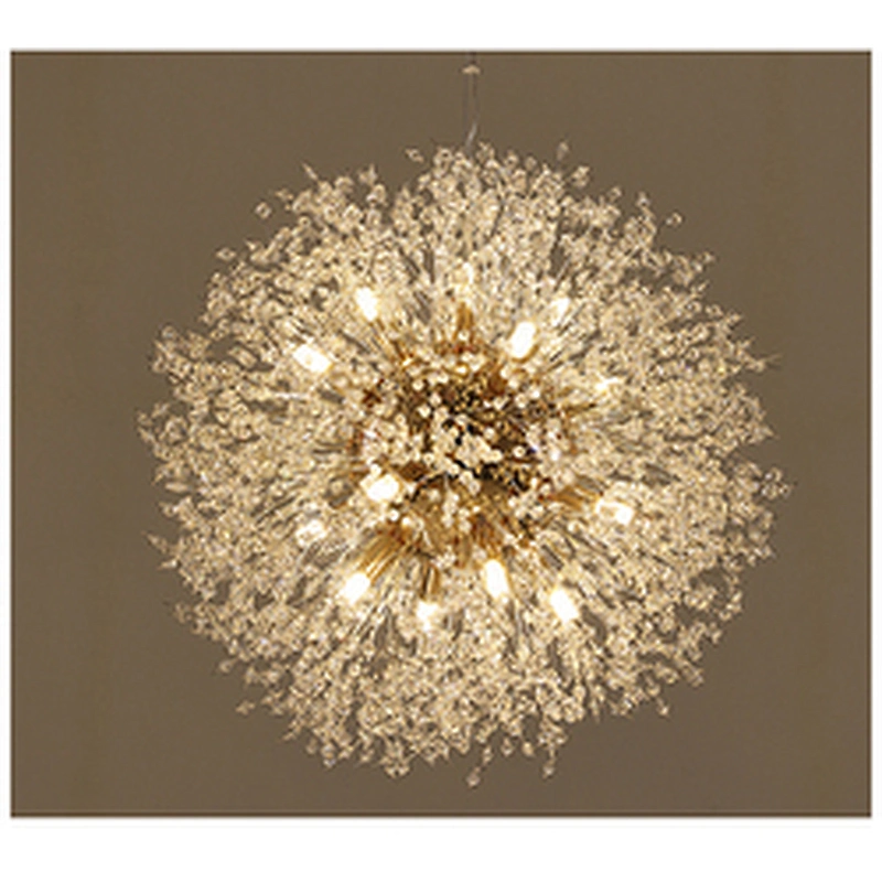 Modern restaurant dandelion chandelier  hotel ceiling crystal chandelier