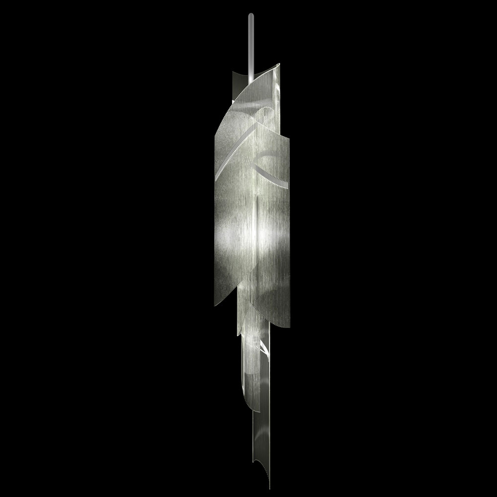Modern hanging stairwell long spiral luxury white crystal chandelier light