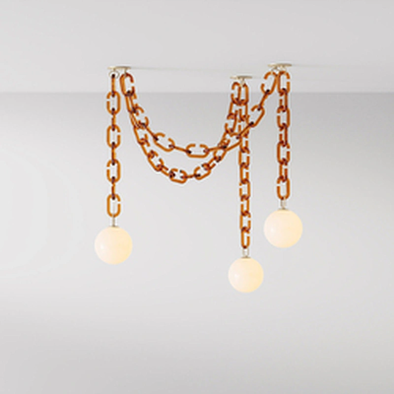 Simple Creative Living Room Chandeliers Cloakroom Clothing Store Restaurant Decorative Indoor Chain Lights