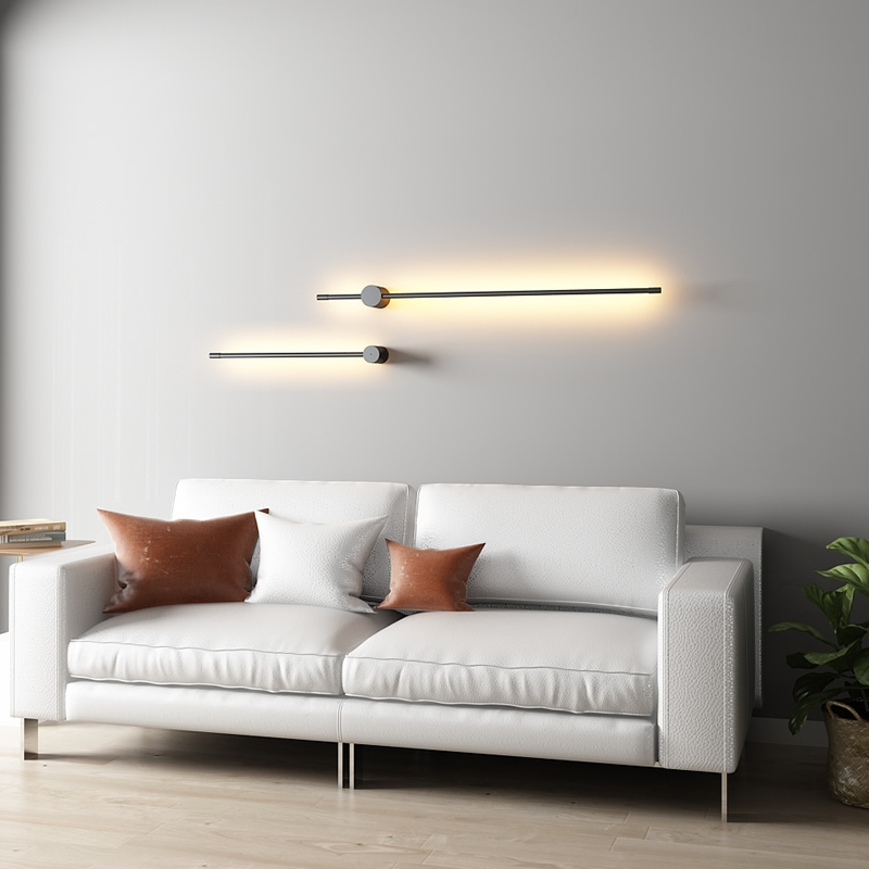 Modern design minimalist unique light living room office led wall lamp