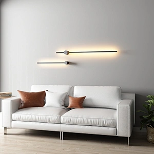 Modern design minimalist unique light living room office led wall lamp