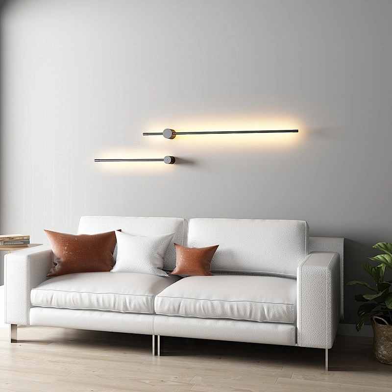 Modern design minimalist unique light living room office led wall lamp