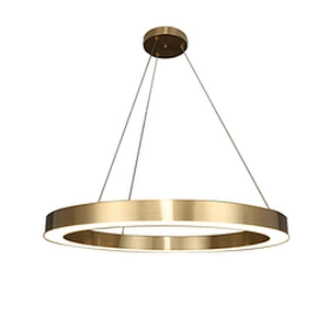 Round Straight Bar Dining Room Atmosphere Chandelier Ball Chandeliers Simple Villa Iron Gold&black Ground Glass Modern LED 80