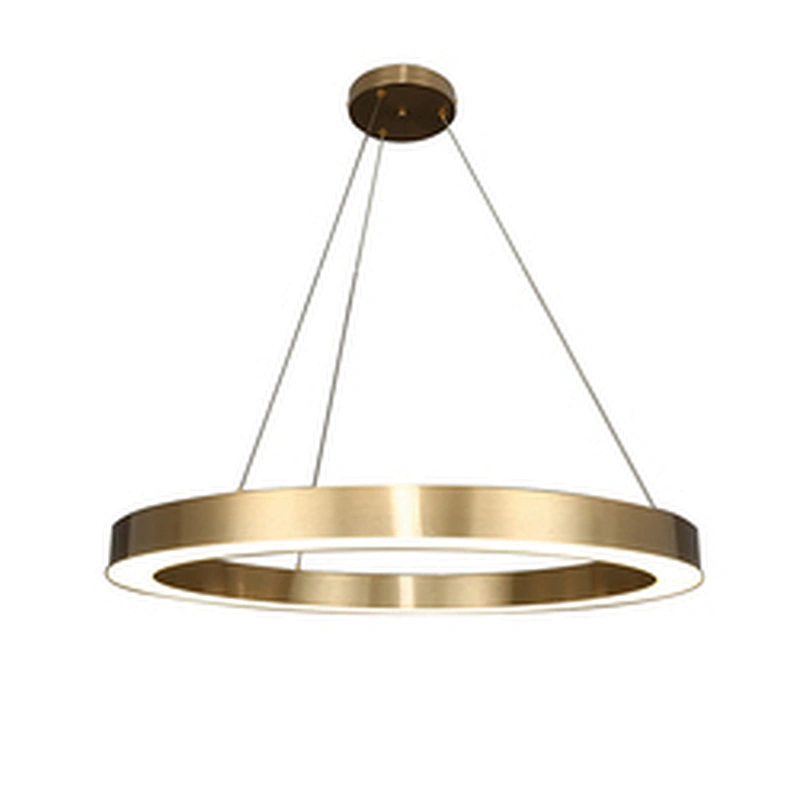 Round Straight Bar Dining Room Atmosphere Chandelier Ball Chandeliers Simple Villa Iron Gold&black Ground Glass Modern LED 80