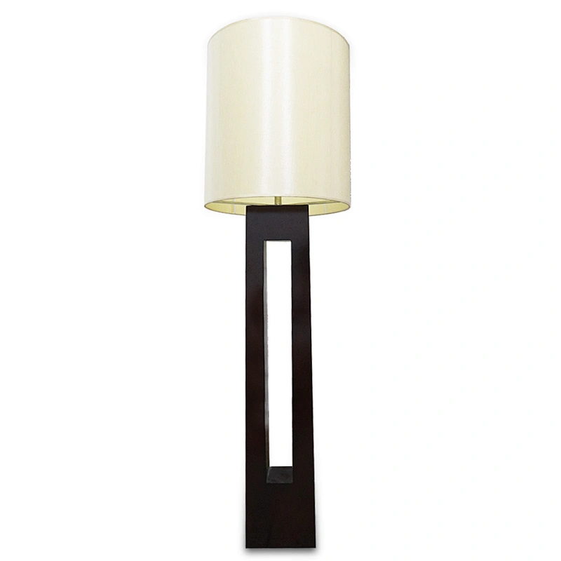 Modern hotel room interior decoration lighting wooden floor lamp